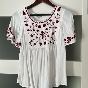 Lucky Brand Embroidered Shirt